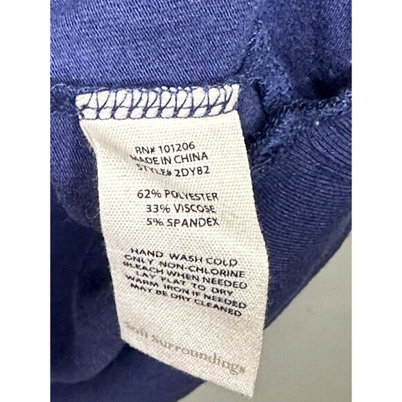 Soft Surroundings ARPINA TOP PATRIOT BLUE Cape Style Women’s Sz XS NEW - Picture 4 of 6